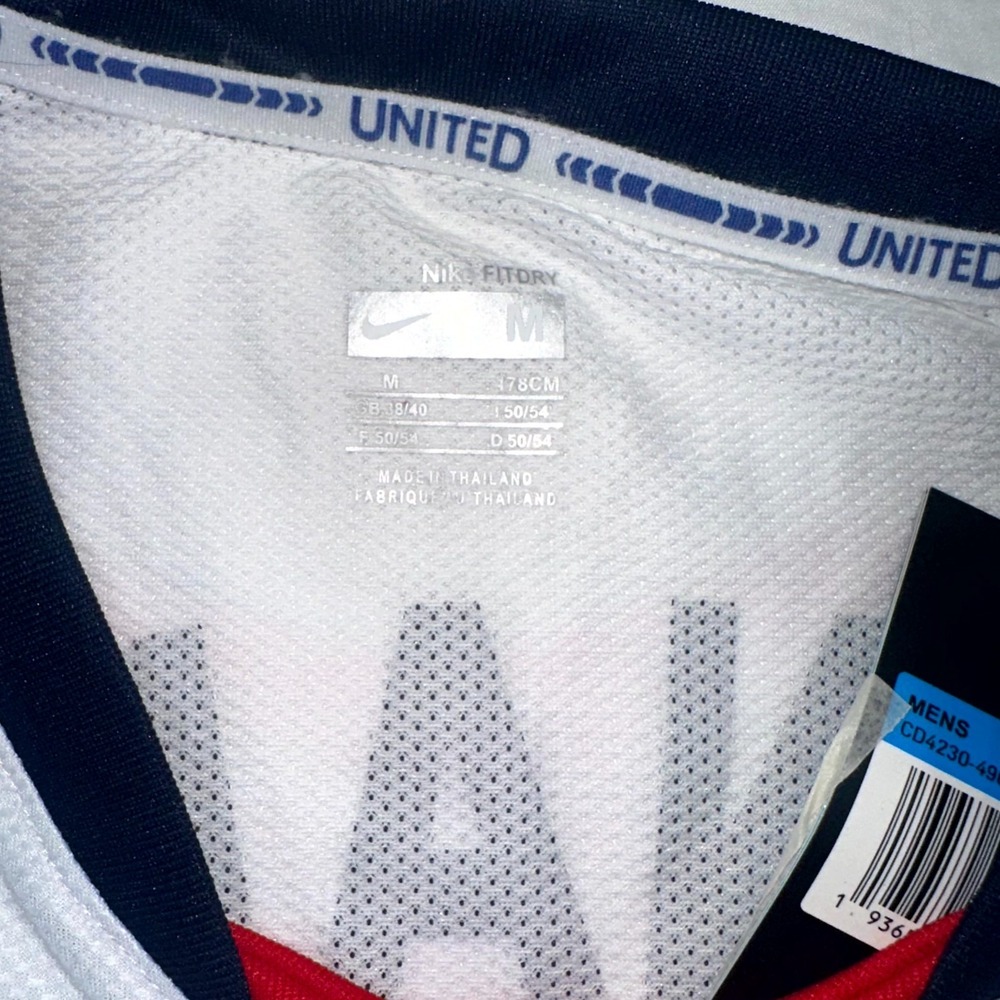 Nike Away Jersey Mens Medium White Manchester United Cristiano Ronaldo #7 Soccer - Picture 6 of 11